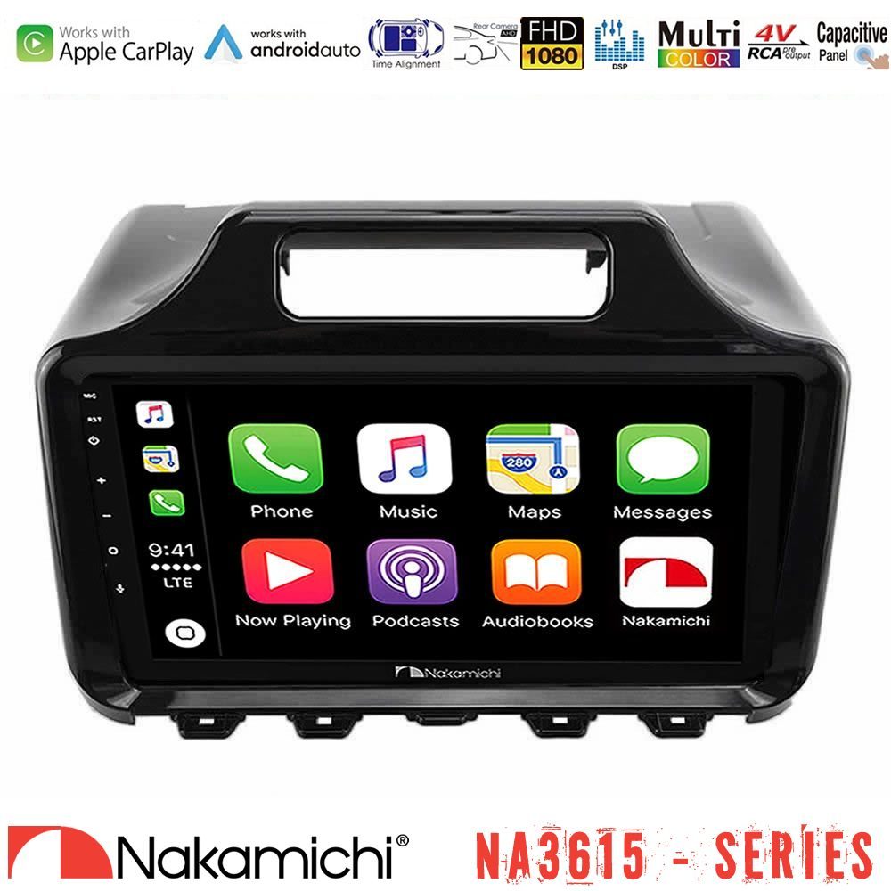 Nakamichi NA3615 Series Με Wireless Carplay & Android Auto Toyota iQ 2008 – 2015 Media Station Tablet 9"