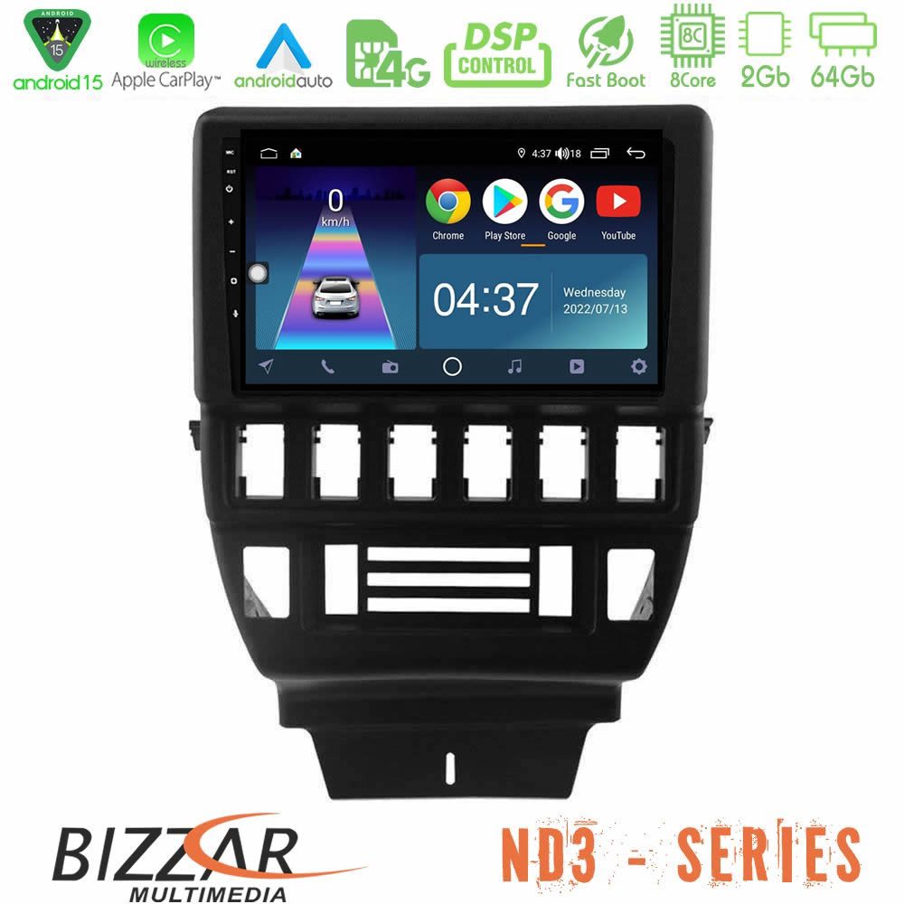 Bizzar ND3 Series 8Core Android15 2+64GB  Lada Niva Navigation Multimedia Tablet 9"