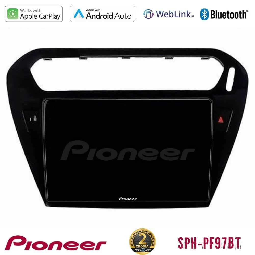 Pioneer SPH-PF97BT Series Citroen C-Elysee / Peugeot 301 Multimedia Station 9" (Tablet Style) Με Carplay & Android Auto