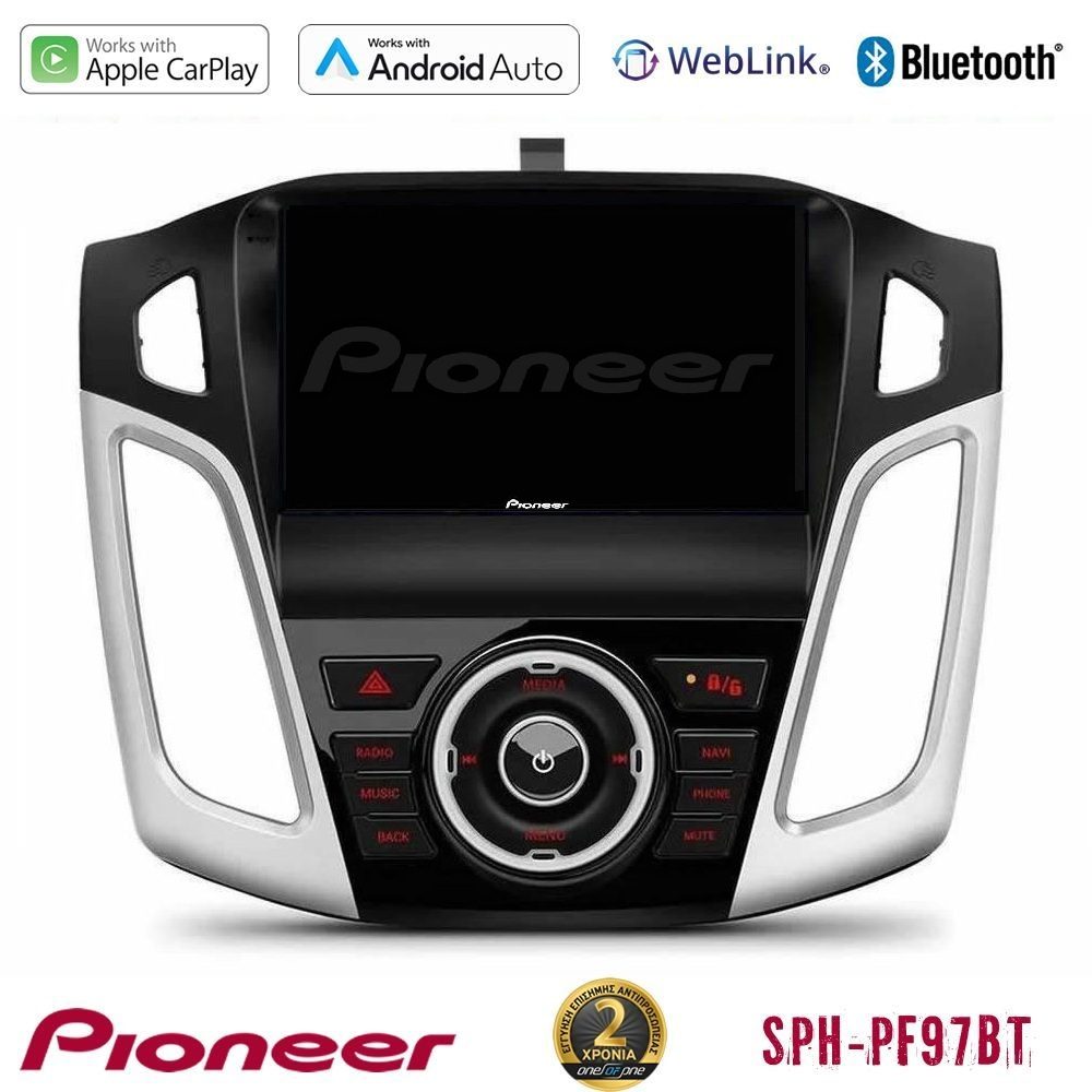 Pioneer SPH-PF97BT Series Ford Focus 2012-2018 Multimedia Station 9" (Tablet Style) Με Carplay & Android Auto