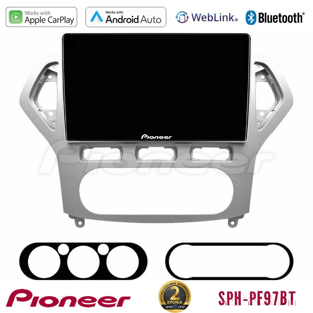 Pioneer SPH-PF97BT Series Ford Mondeo 2007-2010 AUTO A/C Multimedia Station 9" (Tablet Style) Με Carplay & Android Auto