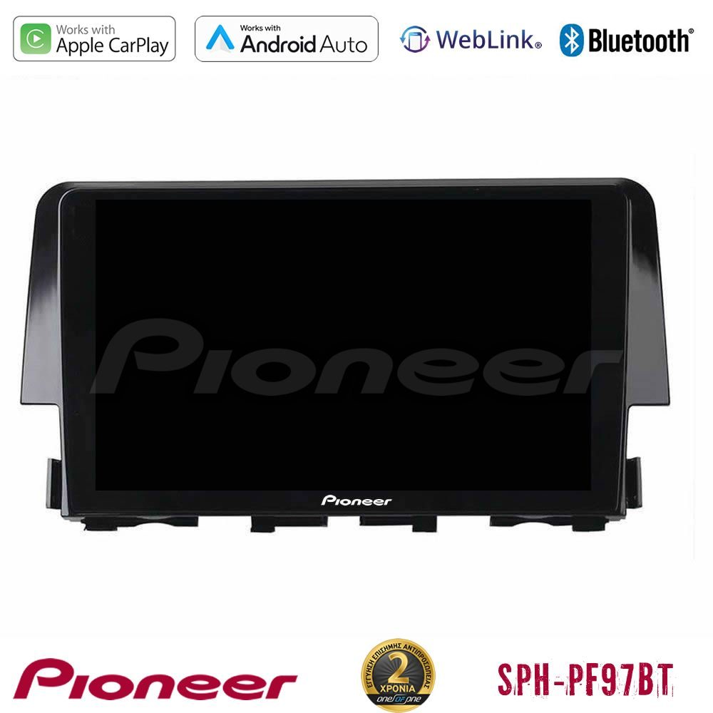 Pioneer SPH-PF97BT Series Honda Civic 2016-2020 Multimedia Station 9" (Tablet Style) Με Carplay & Android Auto