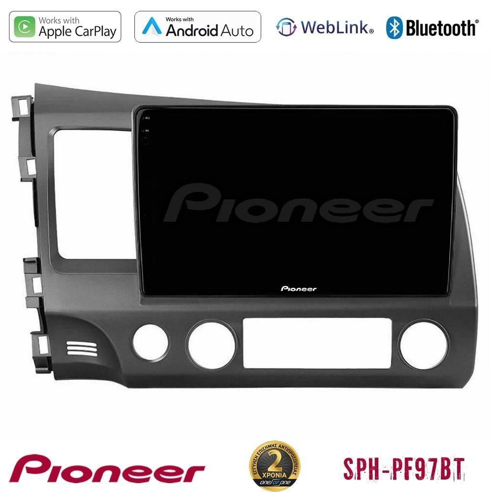 Pioneer SPH-PF97BT Series Honda Civic 2006-2011 Multimedia Station 9" (Tablet Style) Με Carplay & Android Auto