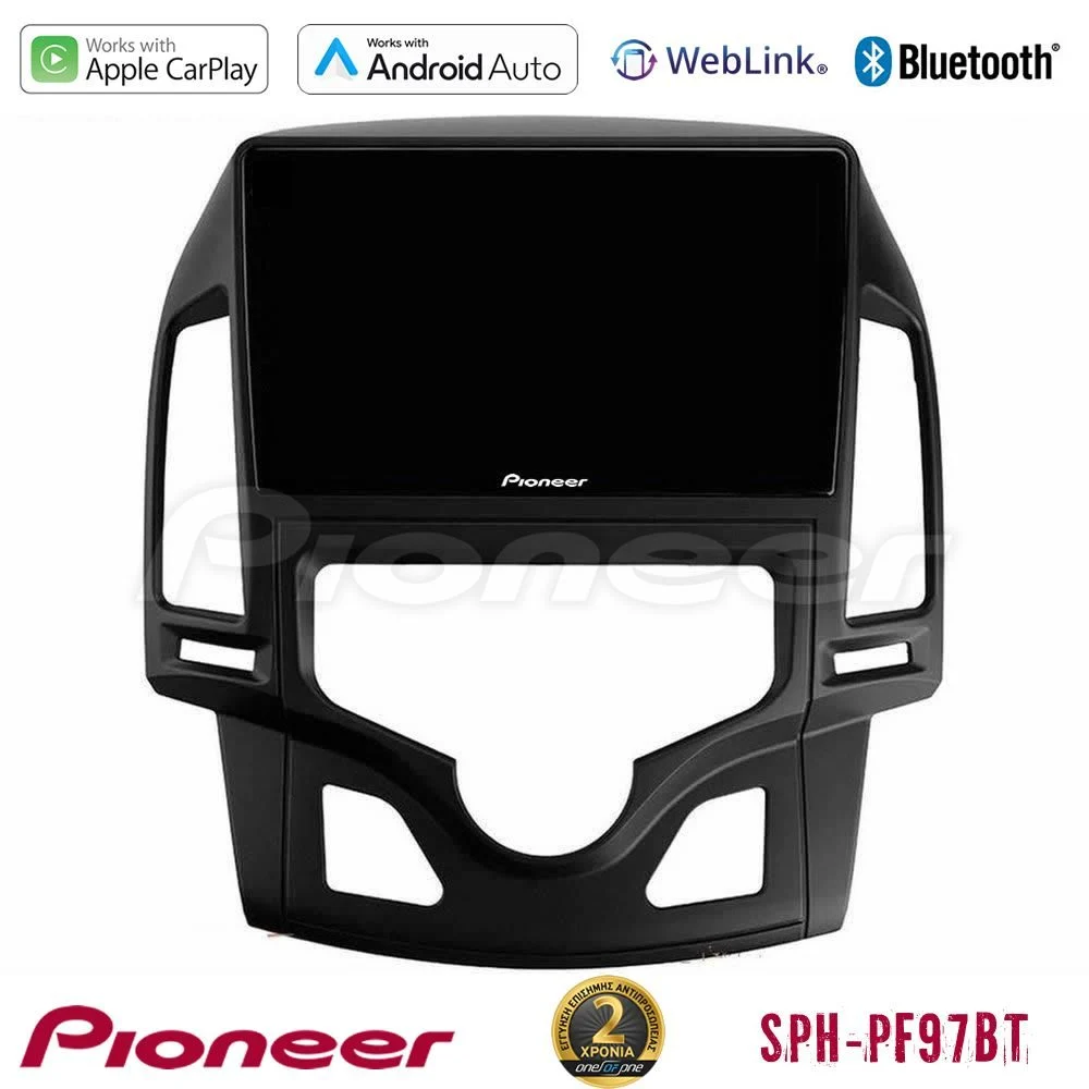 Pioneer SPH-PF97BT Series Hyundai i30 2007-2012 Auto A/C Multimedia Station 9" (Tablet Style) Με Carplay & Android Auto
