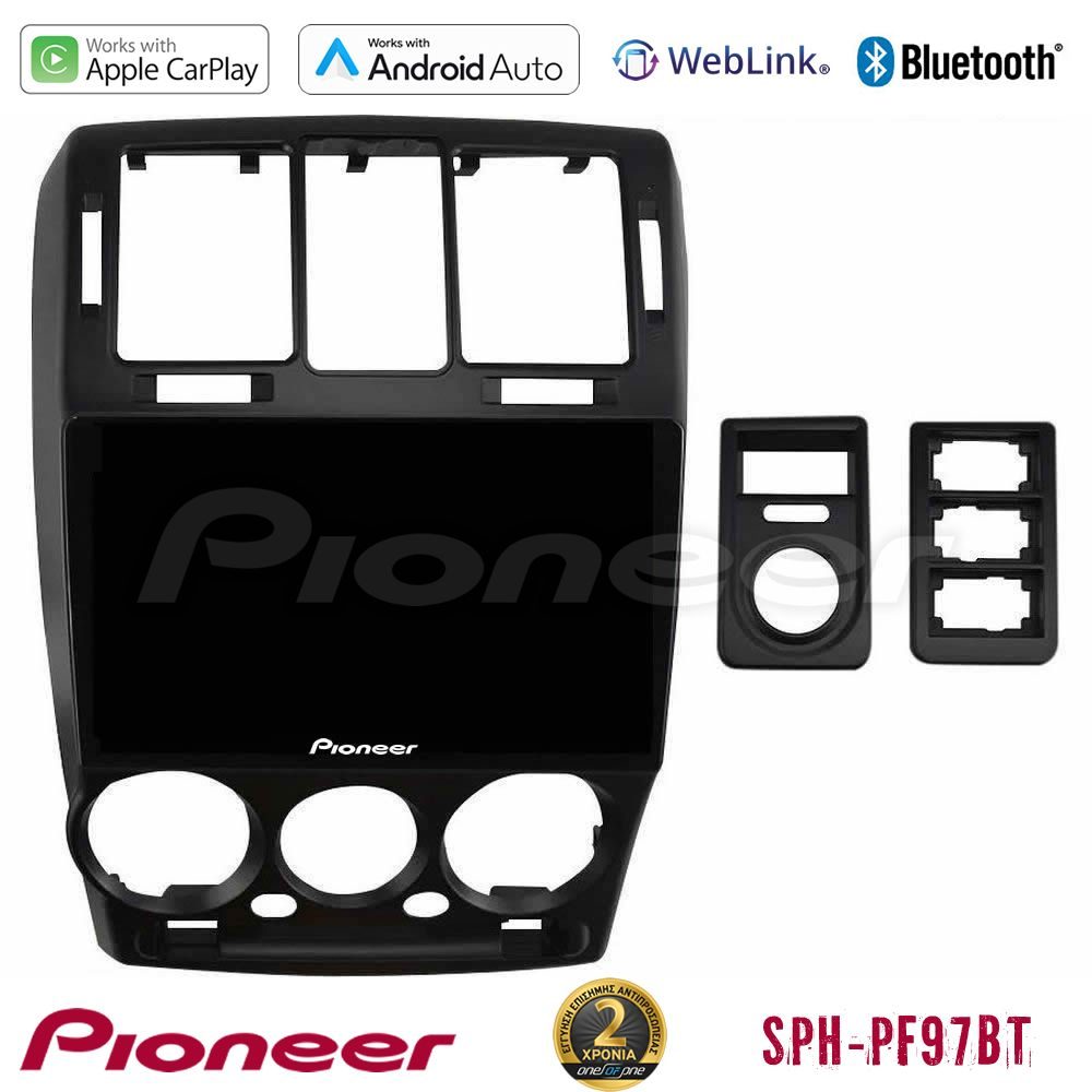 Pioneer SPH-PF97BT Series Hyundai Getz 2002-2009 Multimedia Station 9" (Tablet Style) Με Carplay & Android Auto Pioneer SPH-PF97BT Series Hyundai Getz 2002-2009 Multimedia Station 9" (Tablet Style) Με Carplay & Android Auto