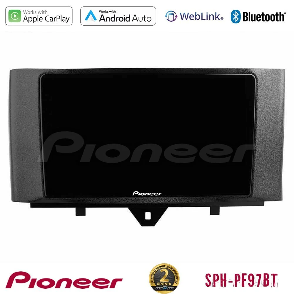Pioneer SPH-PF97BT Series Smart 451 Facelift Multimedia Station 9" (Tablet Style) Με Carplay & Android Auto