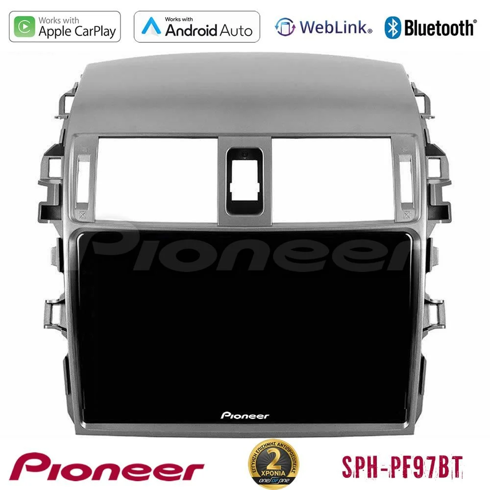 Pioneer SPH-PF97BT Series Toyota Corolla 2008-2010 Multimedia Station 9" (Tablet Style) Με Carplay & Android Auto