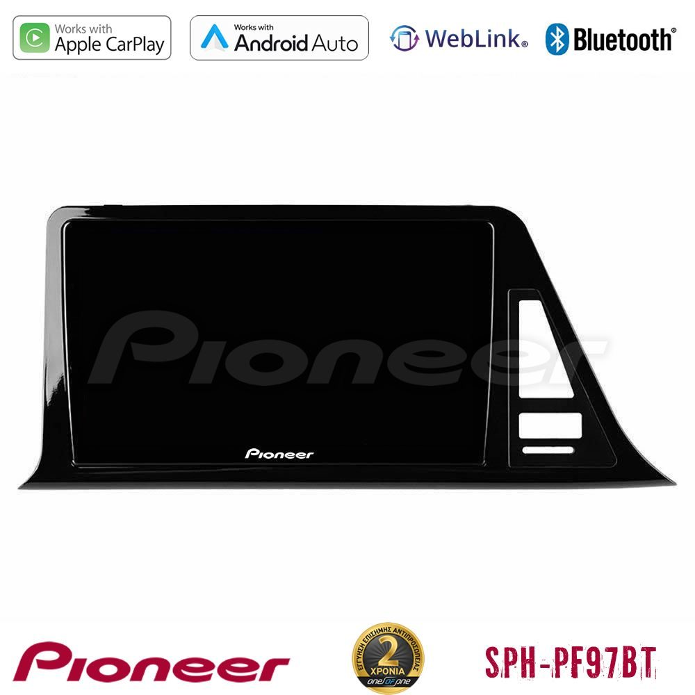 Pioneer SPH-PF97BT Series Toyota CH-R (Χωρίς Εργ.Οθόνη) Multimedia Station 9" (Tablet Style) Με Carplay & Android Auto