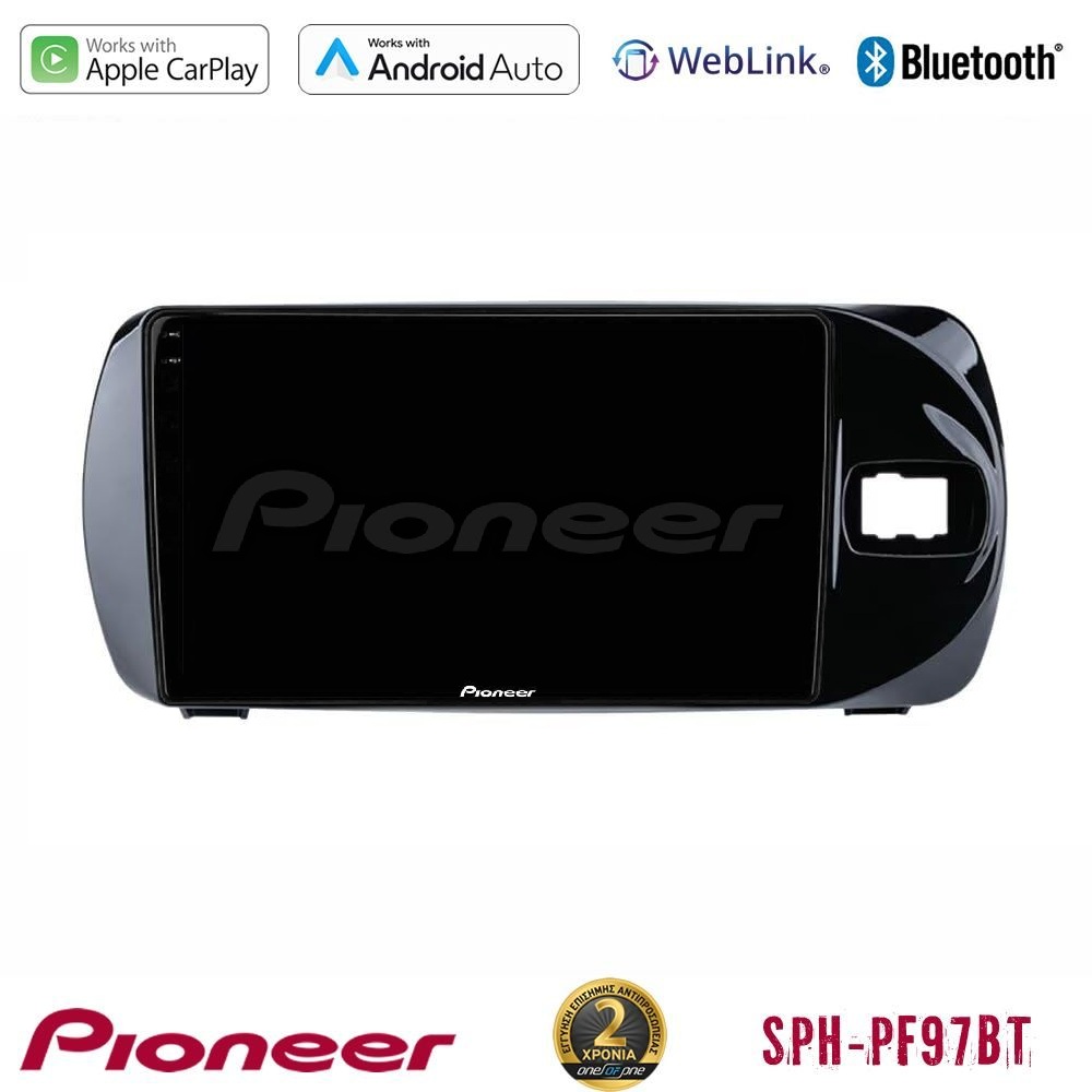 Pioneer SPH-PF97BT Series Toyota Yaris (Vitz) 2015-2020 RHD Multimedia Station 9" (Tablet Style) Με Carplay & Android Auto