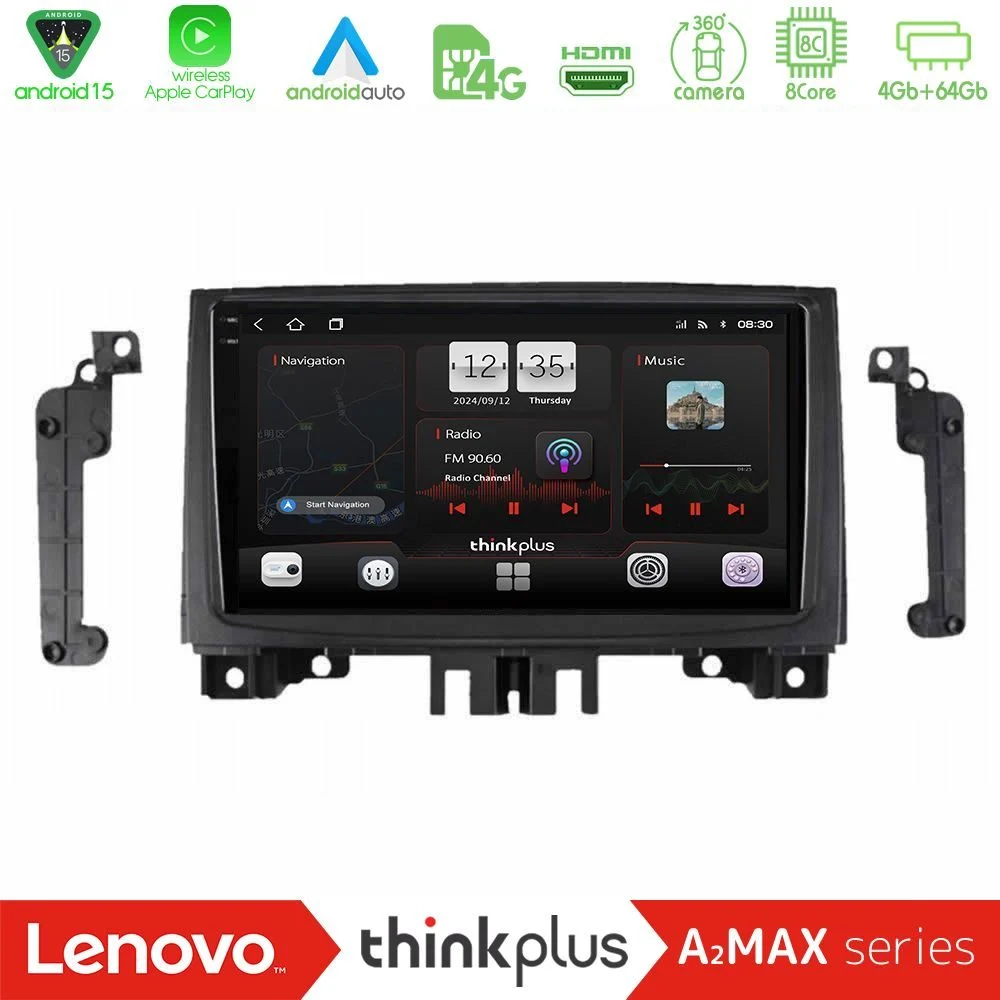 Lenovo Thinkplus A2MAX Series 8Core Android15 4+64GB Mercedes Sprinter/VW Crafter 2006-2018 Navigation Multimedia Tablet 9"