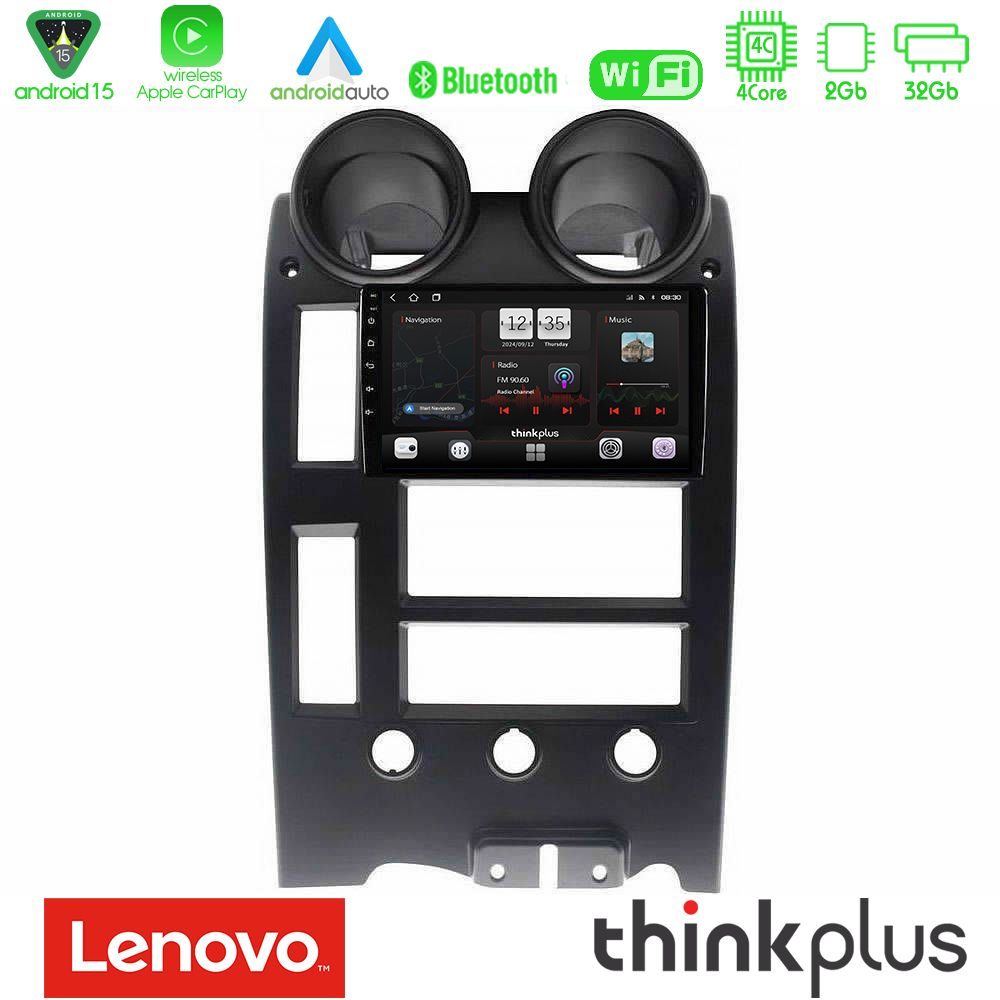 Lenovo Thinkplus Series 4Core Android15 2+32GB  Hummer H2 2002-2007 Navigation Multimedia Tablet 9" Με Carplay & Android Auto