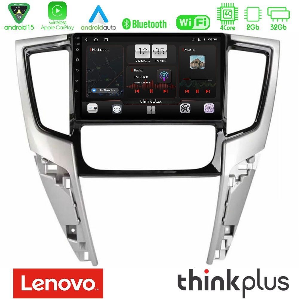 Lenovo Thinkplus Series 4Core Android15 2+32GB Mitsubishi L200 2019-2023 Navigation Multimedia Tablet 9" Με Carplay & Android Auto
