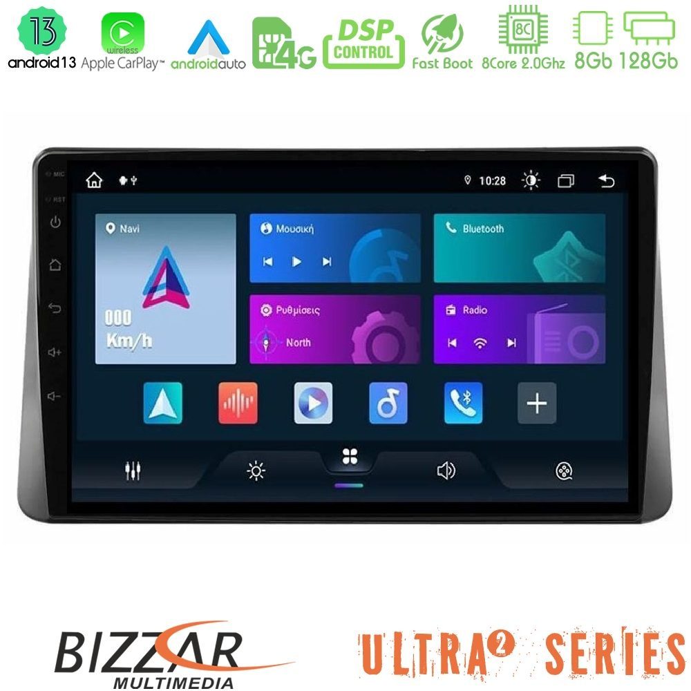 Bizzar Ultra Series Ford Focus 2019-> 8core Android13 8+128GB Navigation Multimedia Tablet 9"