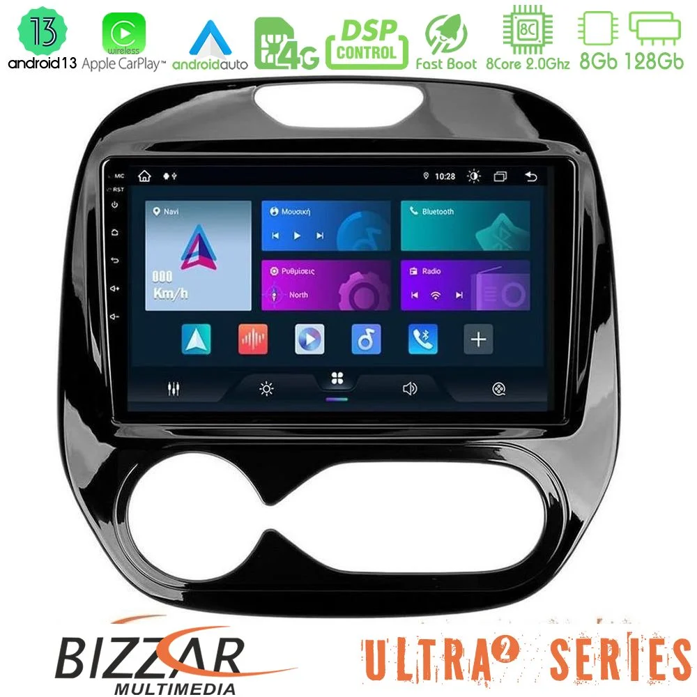 Bizzar Ultra Series Renault Captur 2013-2019 8core Android13 8+128GB Navigation Multimedia Tablet 9"