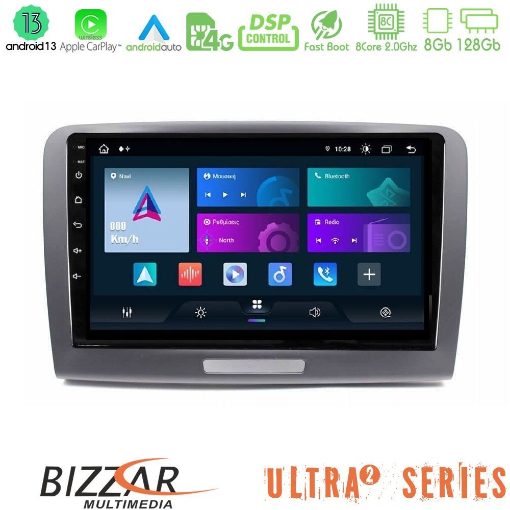 Bizzar Ultra Series Skoda Superb 2008-2015 8core Android13 8+128GB Navigation Multimedia Tablet 9"