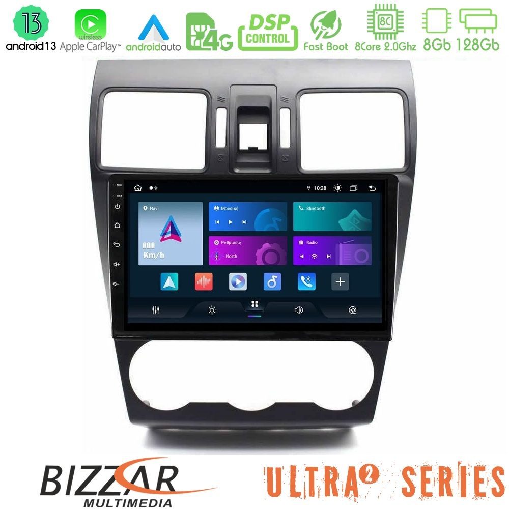 Bizzar Ultra Series Subaru Forester 2015-2018 8core Android13 8+128GB Navigation Multimedia Tablet 9"