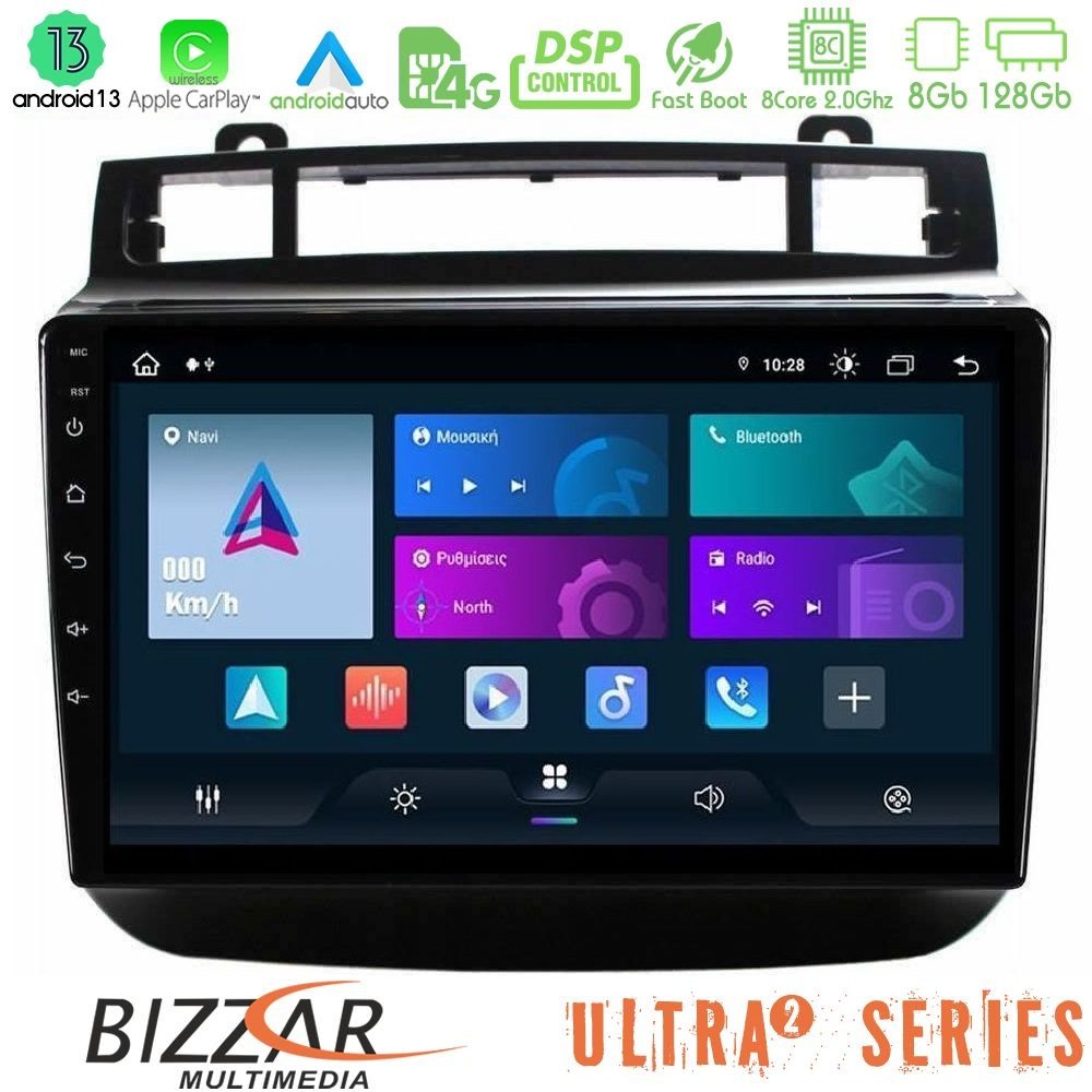 Bizzar Ultra Series VW Touareg 2011-2018 8core Android13 8+128GB Navigation Multimedia Tablet 9"