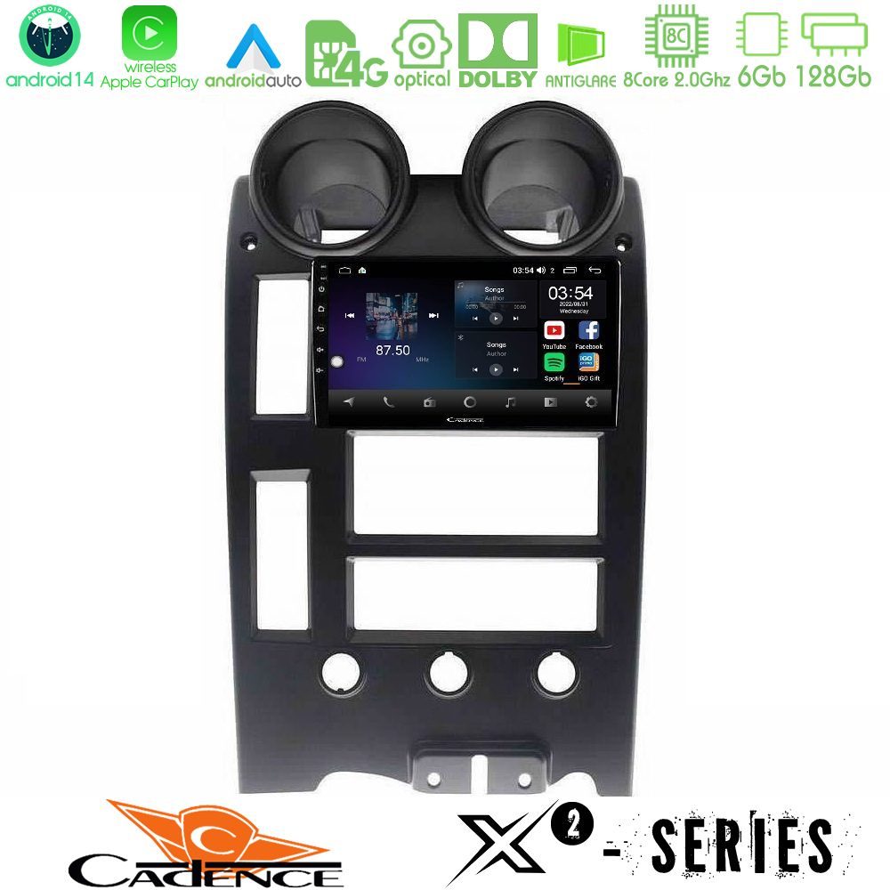 Cadence X2 Series 8Core Android14 6+128GB  Hummer H2 2002-2007 Navigation Multimedia Tablet 9"
