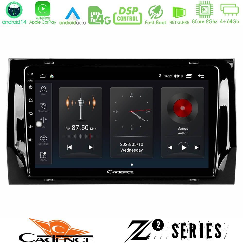 Cadence Z2 Series 8Core Android14 4+64GB Skoda Kodiaq 2017-> Navigation Multimedia Tablet 10" Με Carplay & Android Auto