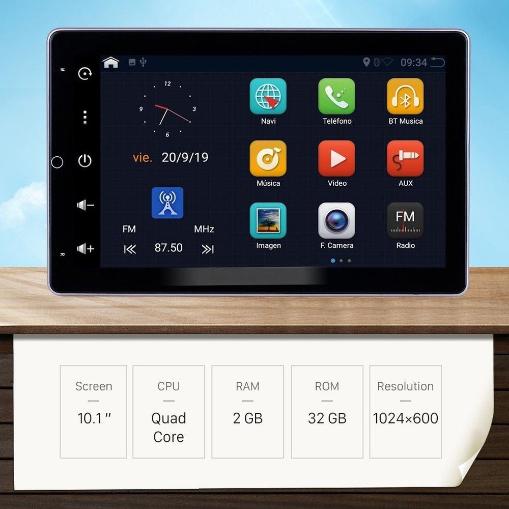 Bizzar Multimedia 2DIN Deckless Tablet OEM VW Group Android