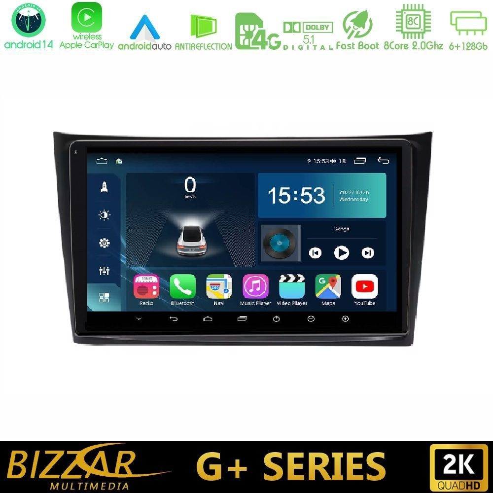 Bizzar G+ Series Volvo XC90 2006-2014 8core Android14 6+128GB Navigation Multimedia Tablet 10"
