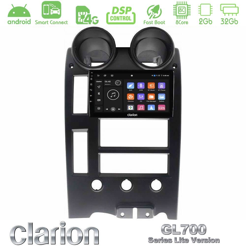 Clarion GL700 Lite Series Hummer H2 2002-2007 8Core Android ClarionOS 2+32GB Navigation Multimedia Tablet 9" Με Carplay & Android Auto