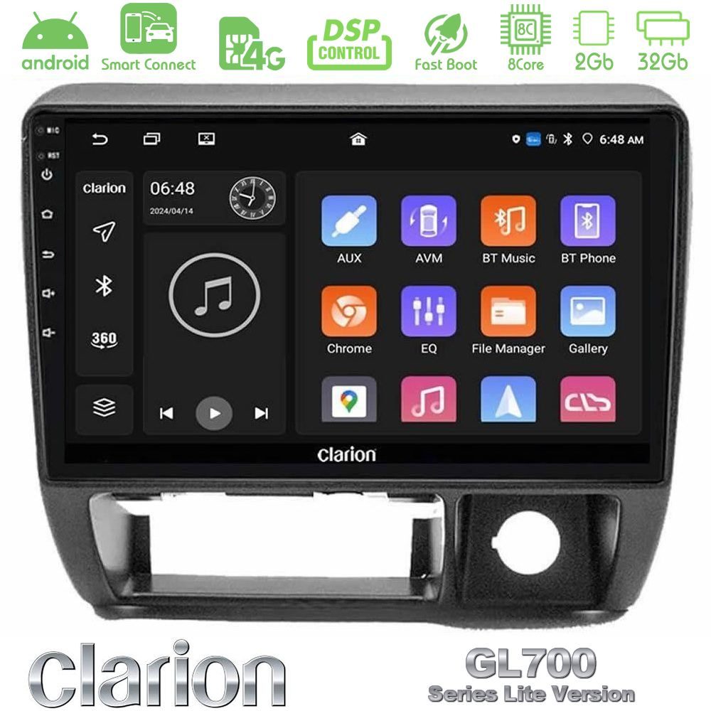 Clarion GL700 Lite Series 8Core Android ClarionOS 2+32GB Suzuki Jimny 1998-2005 Navigation Multimedia Tablet 9" Με Carplay & Android Auto