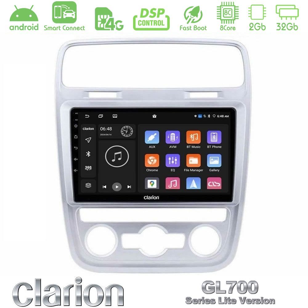 Clarion GL700 Lite Series 8Core Android ClarionOS 2+32GB VW Scirocco 2014 – 2017 Navigation Multimedia Tablet 9" Με Carplay & Android Auto