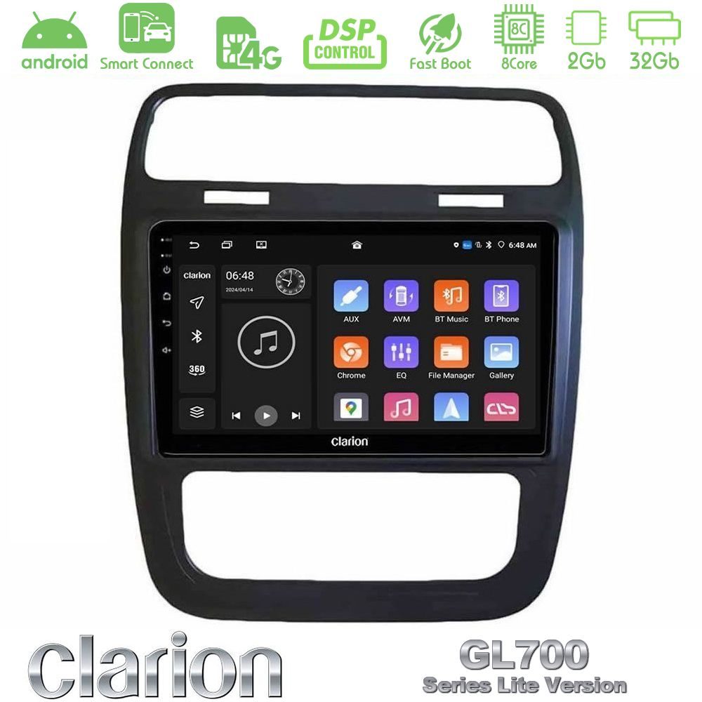 Clarion GL700 Lite Series 8Core Android ClarionOS 2+32GB VW Scirocco 2014 – 2017 Navigation Multimedia Tablet 9" Με Carplay & Android Auto