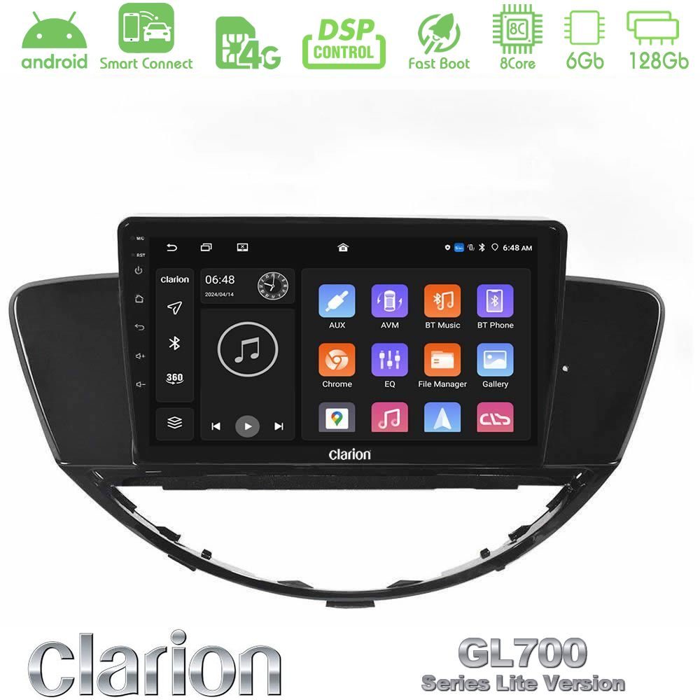 Clarion GL700 Lite Series 8Core Android ClarionOS 6+128GB Subaru Tribeca 2007-2014 Navigation Multimedia Tablet 9" Με Carplay & Android Auto