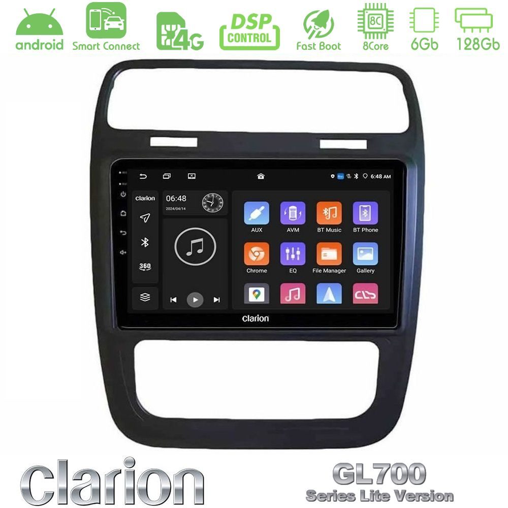 Clarion GL700 Lite Series 8Core Android ClarionOS 6+128GB VW Scirocco 2014 – 2017 Navigation Multimedia Tablet 9" Με Carplay & Android Auto