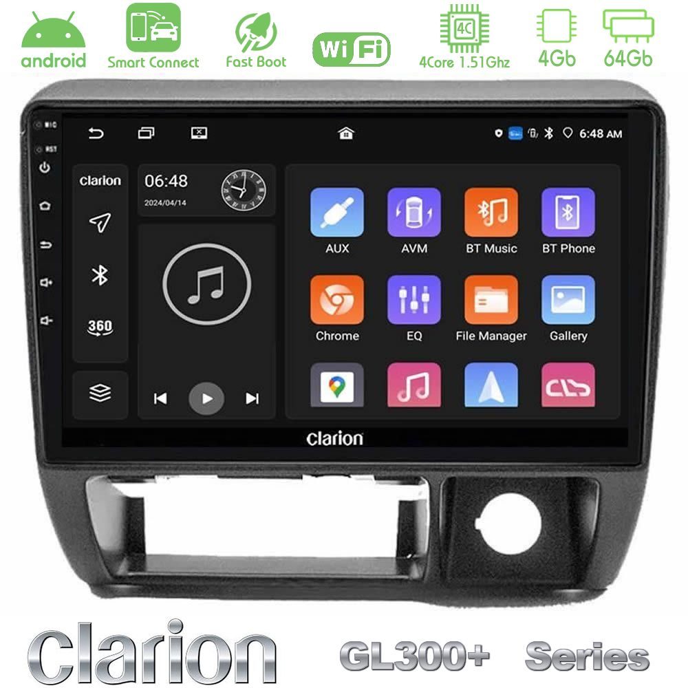 Clarion GL300+ Series 4Core Android ClarionOS 4+64GB Suzuki Jimny 1998-2005 Navigation Multimedia Tablet 9"