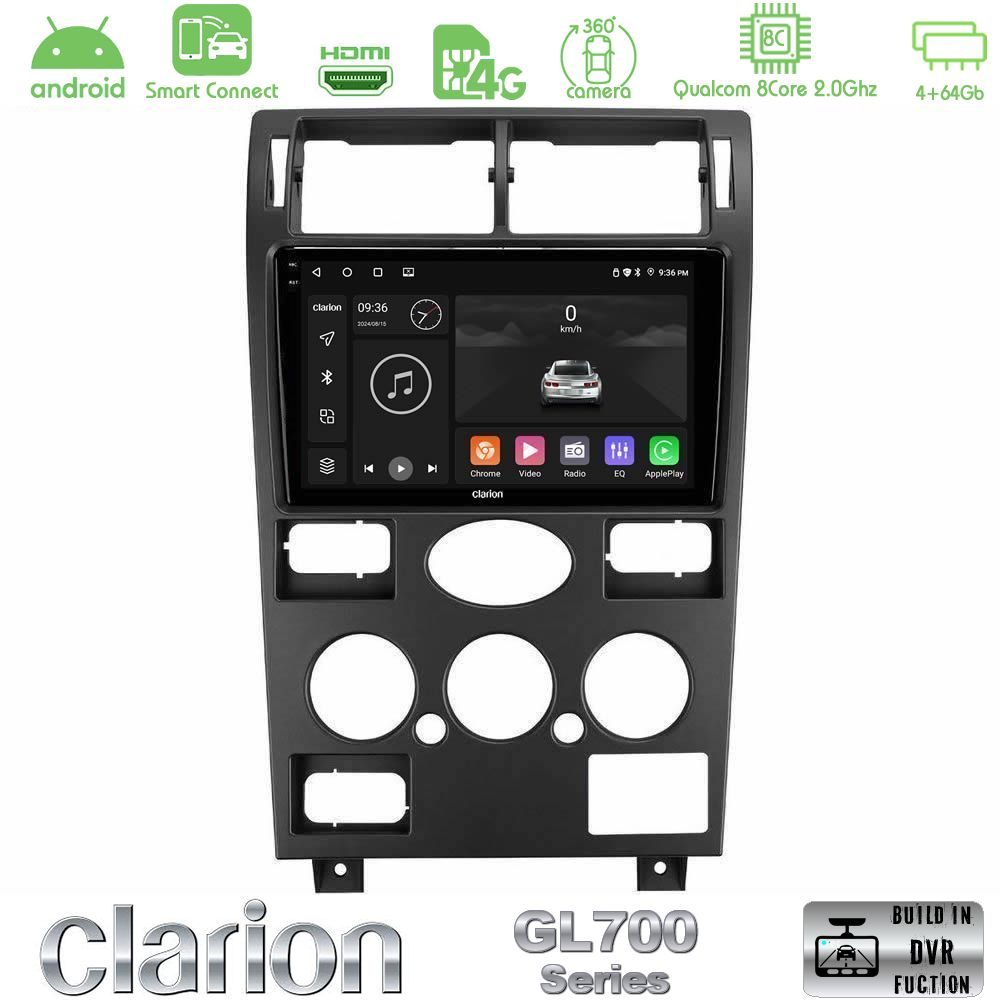 Clarion GL700 Series 8Core Android ClarionOS 4+64GB Ford Mondeo 2001-2004 Navigation Multimedia Tablet 9" Με Carplay & Android Auto