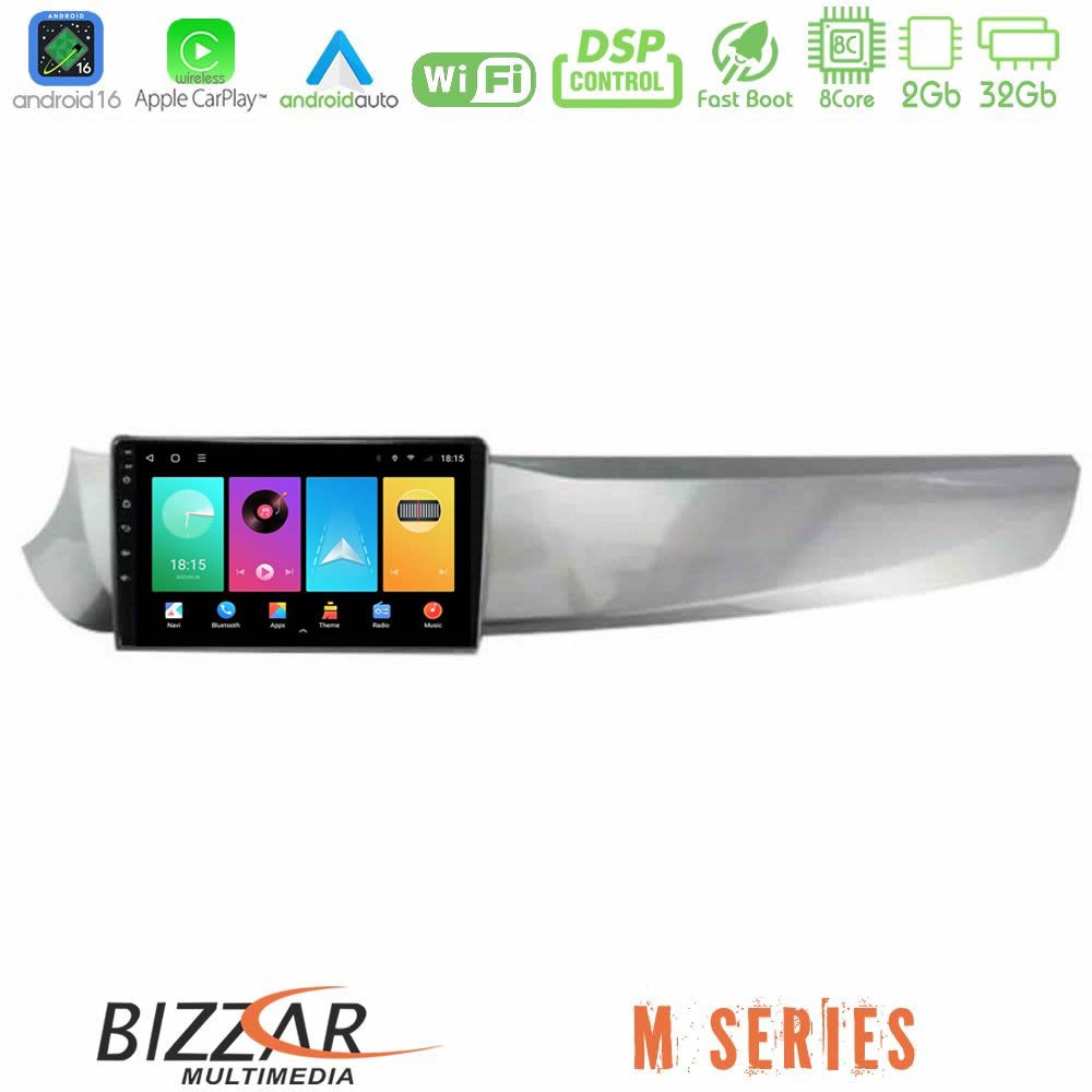 Bizzar M Series 8Core Android16 2+32GB Alfa Romeo Giulietta 2010-2014 Navigation Multimedia Tablet 9"