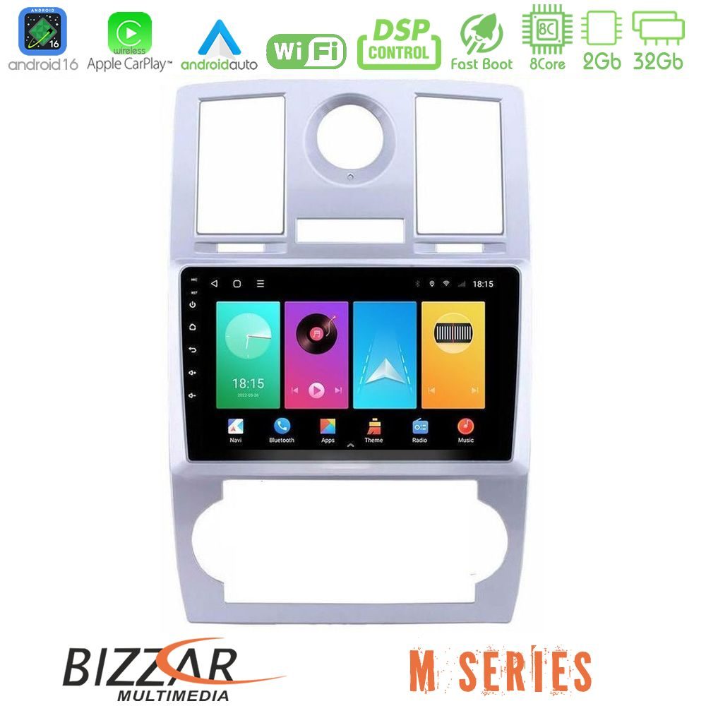 Bizzar M Series 8Core Android16 2+32GB Chrysler 300C Navigation Multimedia Tablet 9"