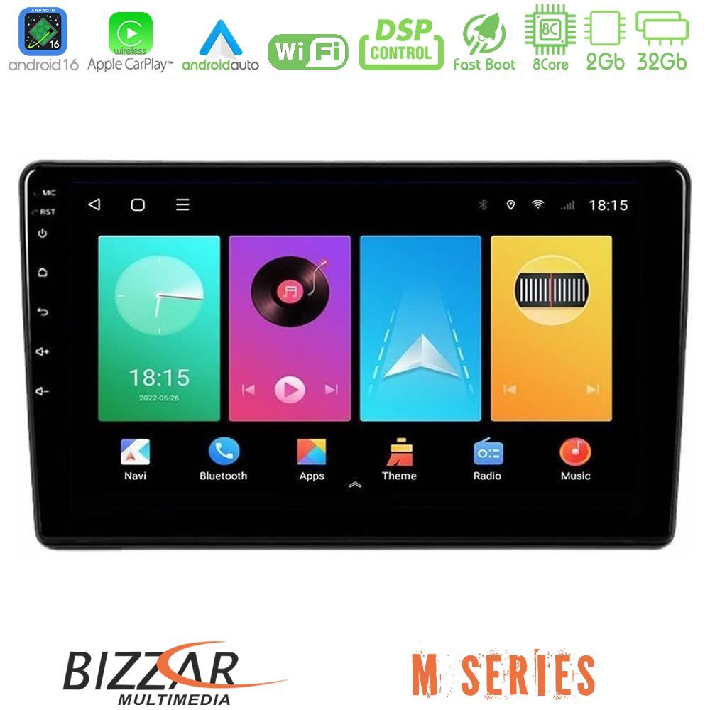 Bizzar M Series 8Core Android16 2+32GB Peugeot Partner / Citroën Berlingo 2008-2018 Navigation Multimedia Tablet 9"