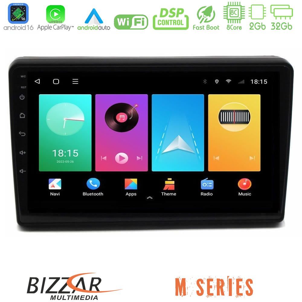 Bizzar M Series 8Core Android16 2+32GB Citroen C5 2008-2019 Navigation Multimedia Tablet 10"
