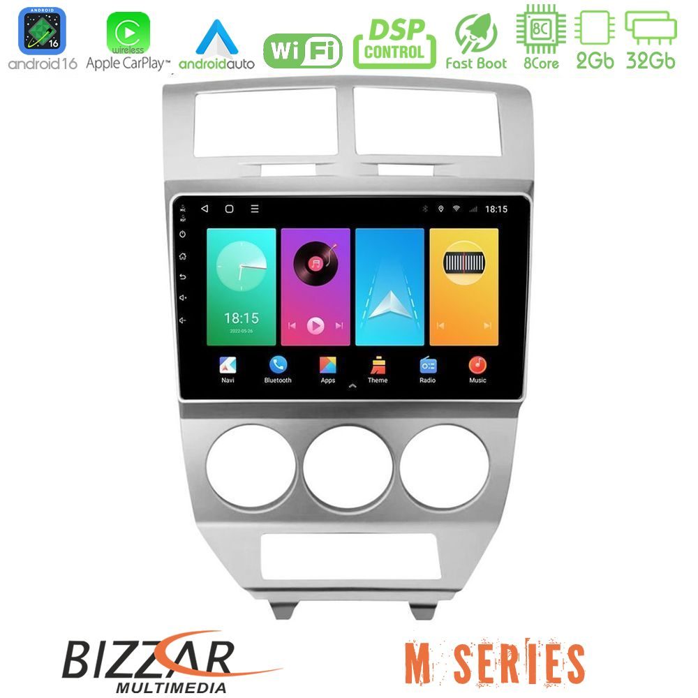 Bizzar M Series 8Core Android16 2+32GB Dodge Caliber 2006-2011 Navigation Multimedia Tablet 10"