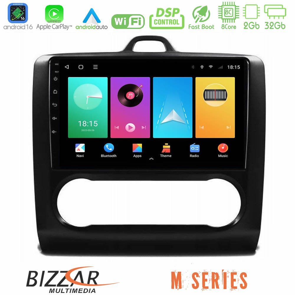 Bizzar M Series 8Core Android16 2+32GB Ford Focus Auto AC Navigation Multimedia Tablet 9" (Μαύρο Χρώμα)