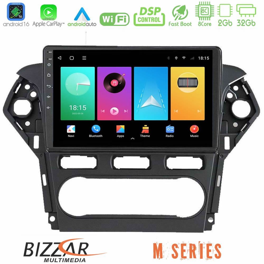 Bizzar M Series 8Core Android16 2+32GB Ford Mondeo 2011-2014 Navigation Multimedia Tablet 10"