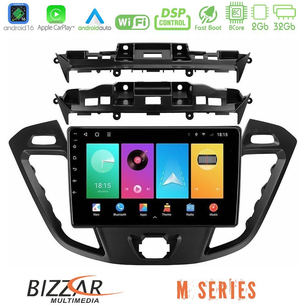 Bizzar M Series 8Core Android16 2+32GB  Ford Transit Custom/Tourneo Custom Navigation Multimedia Tablet 9"