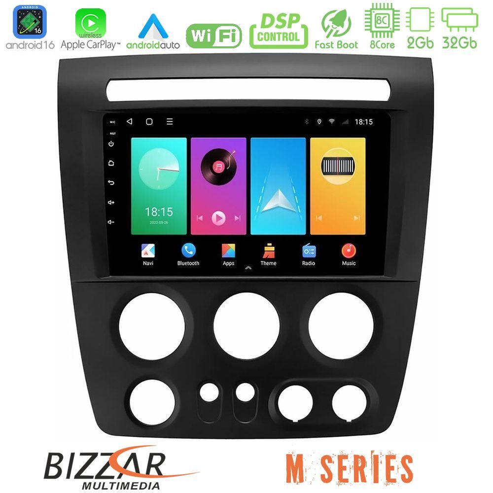 Bizzar M Series 8Core Android16 2+32GB  Hummer H3 2005-2009 Navigation Multimedia Tablet 9"