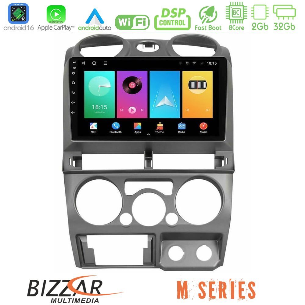 Bizzar M Series 8Core Android16 2+32GB  Isuzu D-Max 2007-2011 Navigation Multimedia Tablet 9"