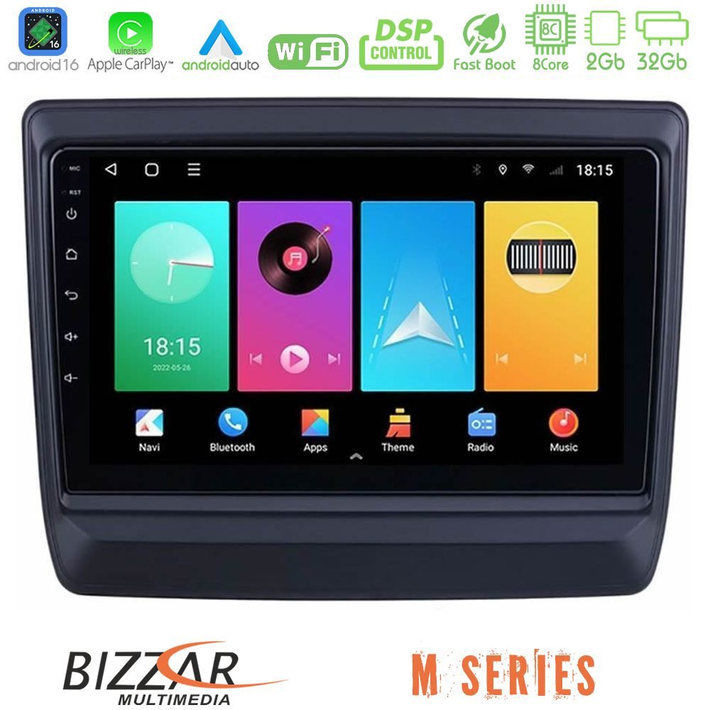 Bizzar M Series 8Core Android16 2+32GB  Isuzu D-MAX 2020-2023 Navigation Multimedia Tablet 9"