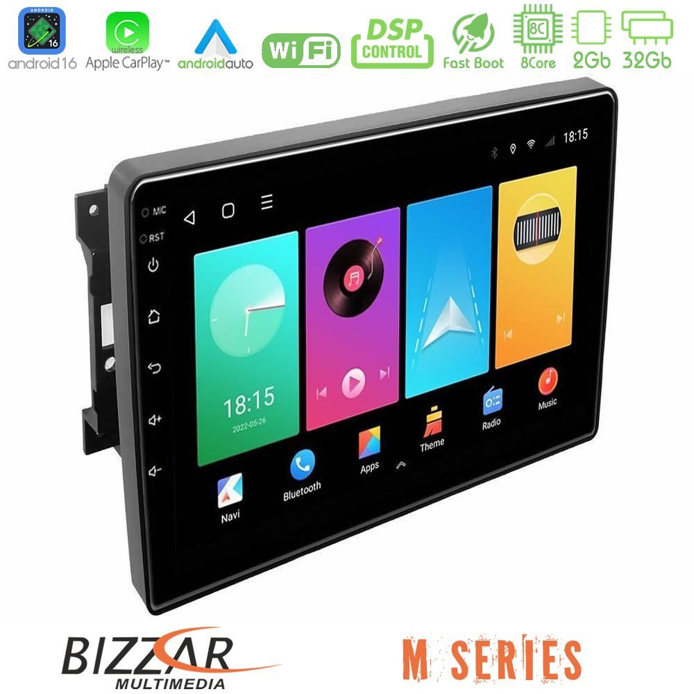 Bizzar M Series 8Core Android16 2+32GB Chrysler / Dodge / Jeep Navigation Multimedia Tablet 10"