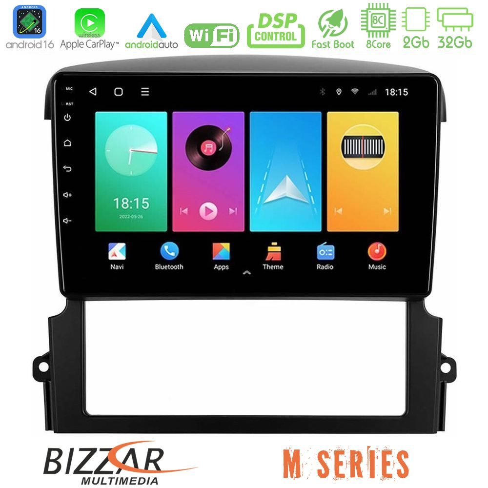 Bizzar M Series 8Core Android16 2+32GB Kia Sorento Navigation Multimedia Tablet 9"