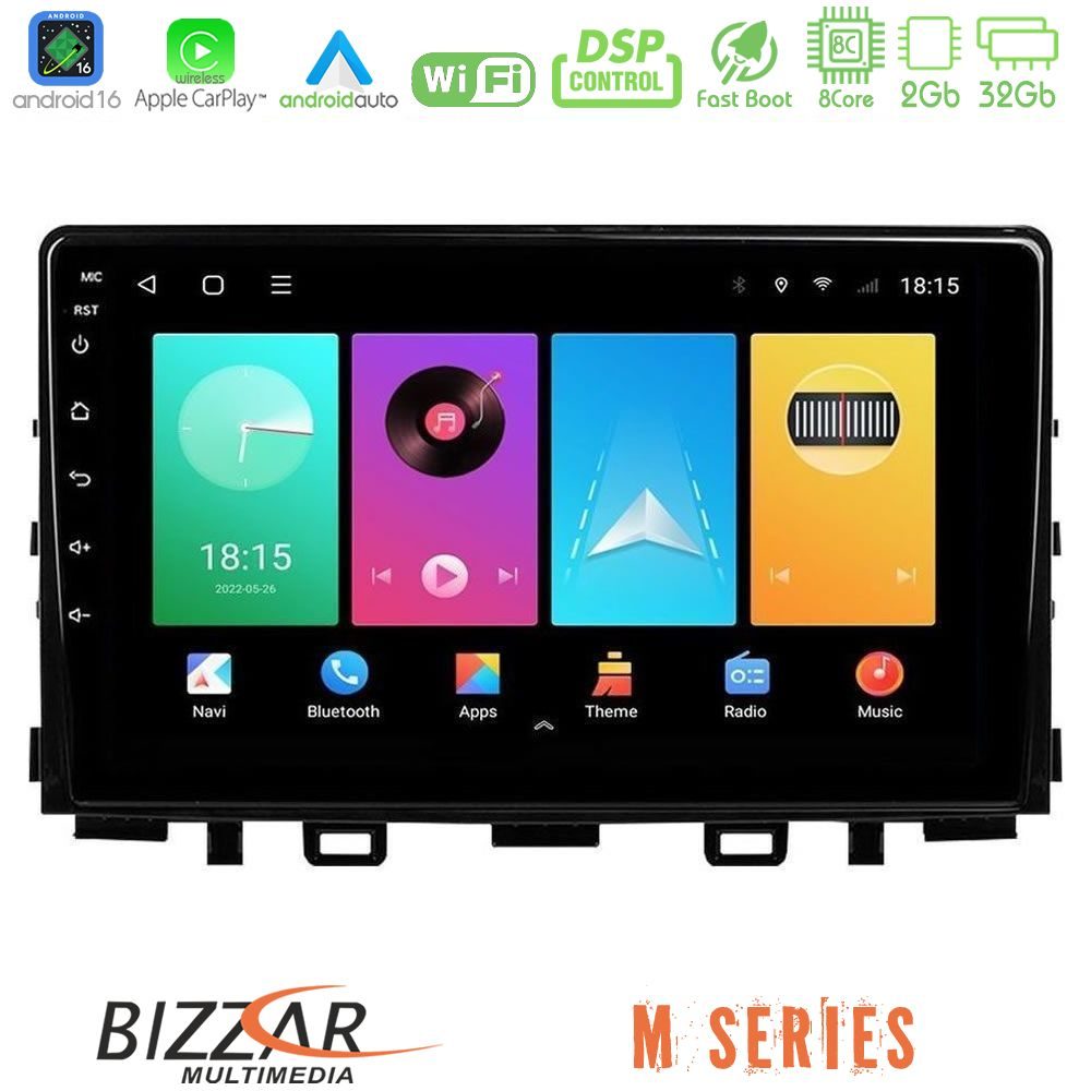 Bizzar M Series 8Core Android16 2+32GB  Kia Stonic Navigation Multimedia Tablet 9"