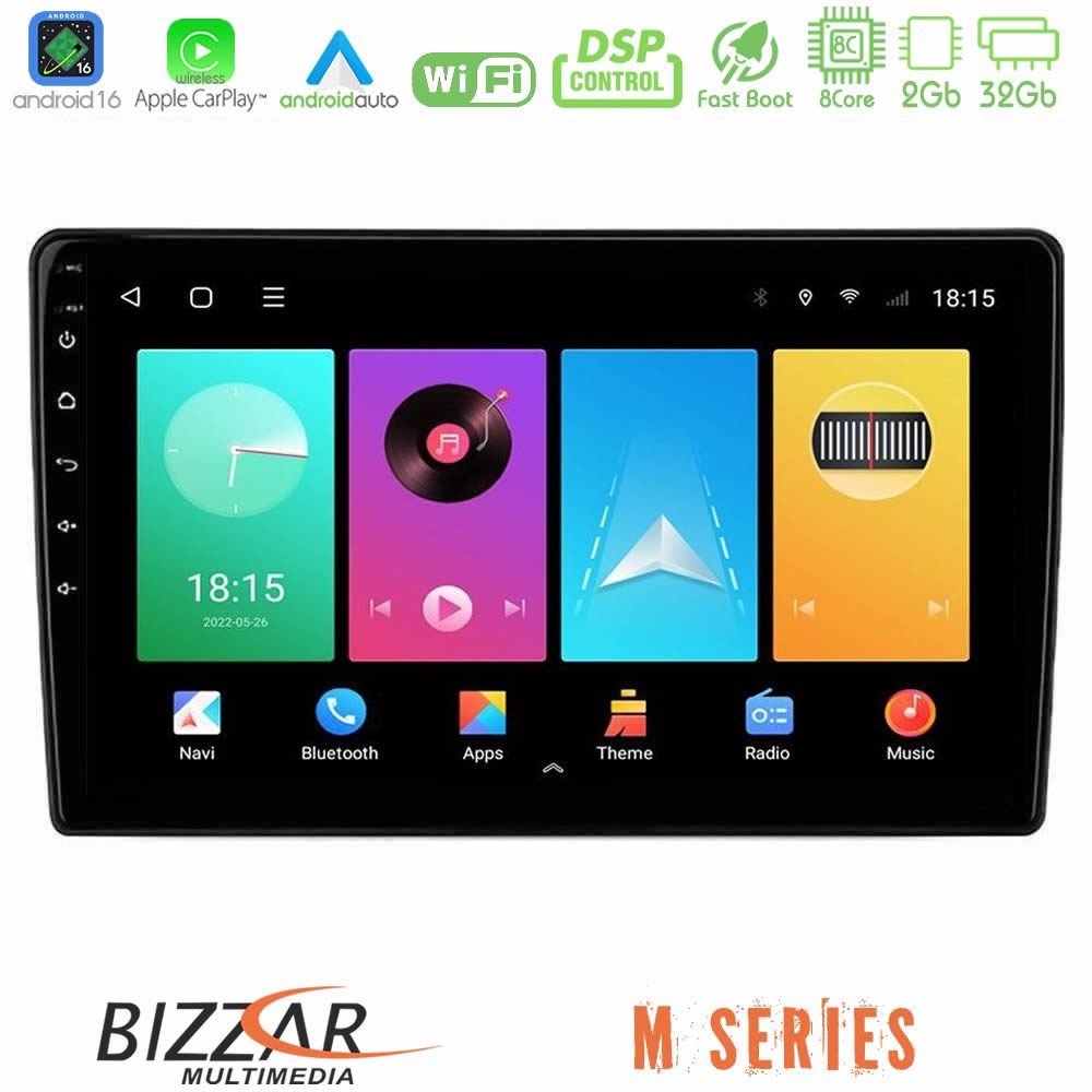 Bizzar M Series 8Core Android16 2+32GB  Kia Ceed 2007-2009 Navigation Multimedia Tablet 9"