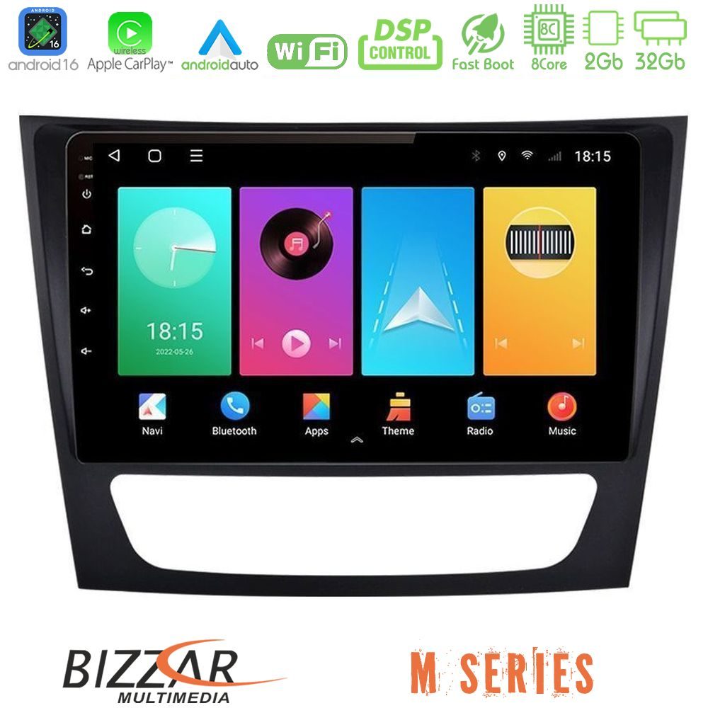 Bizzar M Series 8Core Android16 2+32GB  Mercedes E Class / CLS Class Navigation Multimedia Tablet 9"