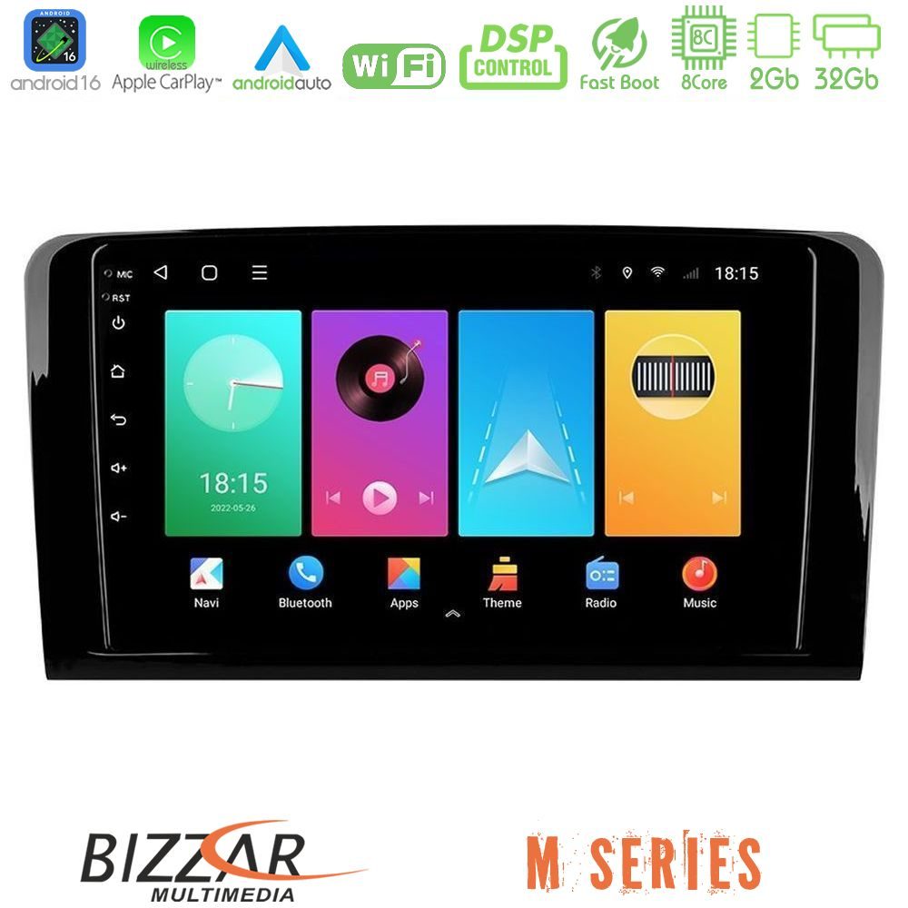 Bizzar M Series 8Core Android16 2+32GB Mercedes ML/GL Class Navigation Multimedia Tablet 9"
